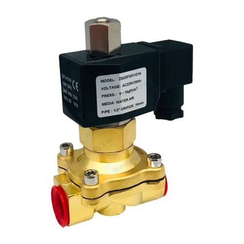 โซลินอยด์วาล์วทองเหลือง ZS2 NO [ Brass Solenoid Valve ] 1